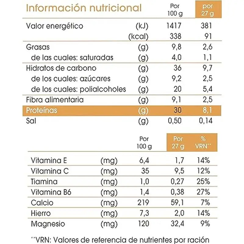 biManán Pro Barrita Chocolat Caramel 6 unités