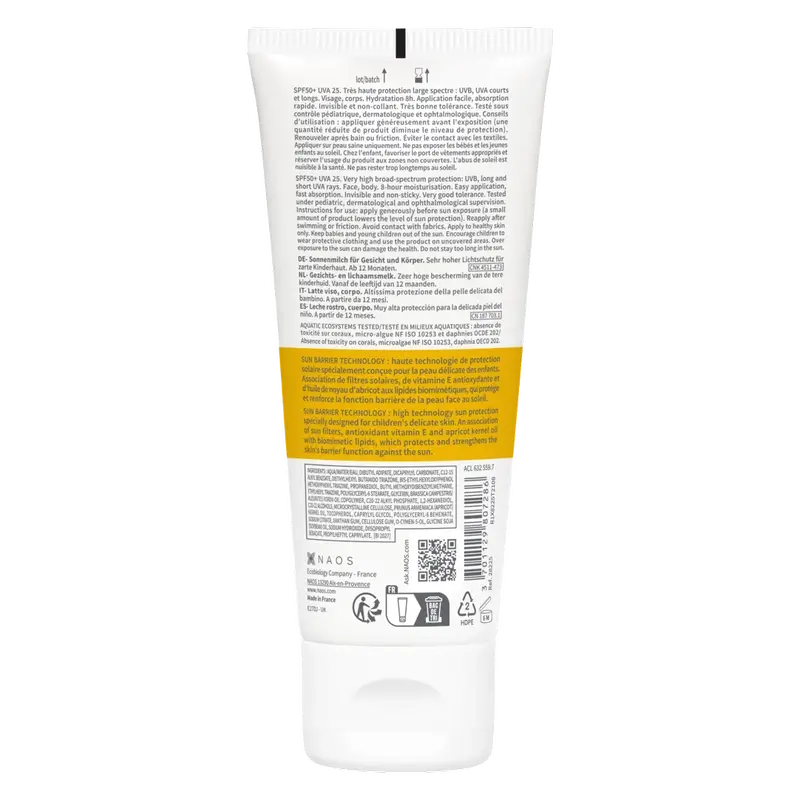 Bioderma Photoderm Pediatrics Lait SPF50+ Crème solaire, 100 ml