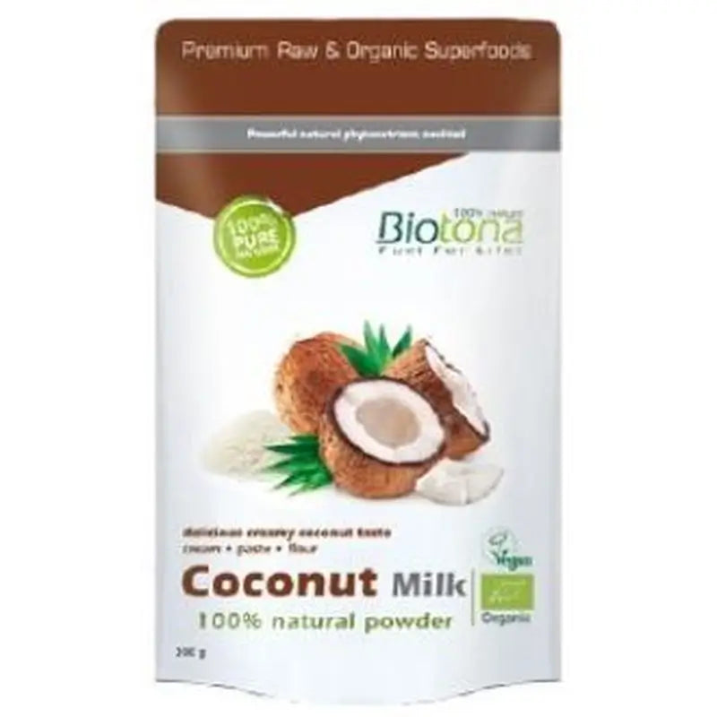 Biotona Coconut Milk Powder Natural Coconut Milk 200Gr Bio