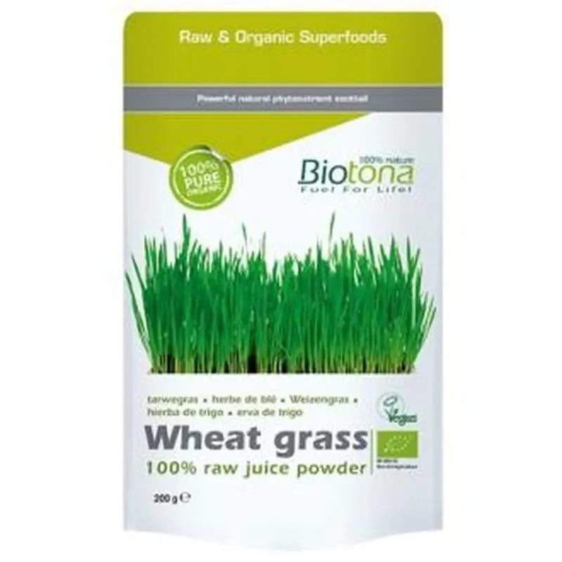 Biotona Wheat Grass Raw Wheat Juice 200Gr. Bio