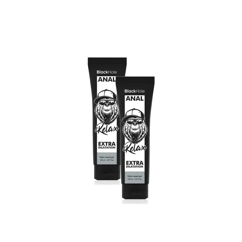 Gel relaxant anal Black Hole 150 ml, lot de 2