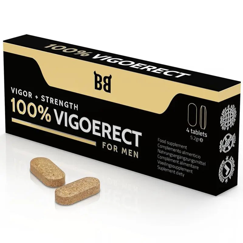 Blackbull By Spartan 100% Vigoerect Male Enhancement 4 Capsules