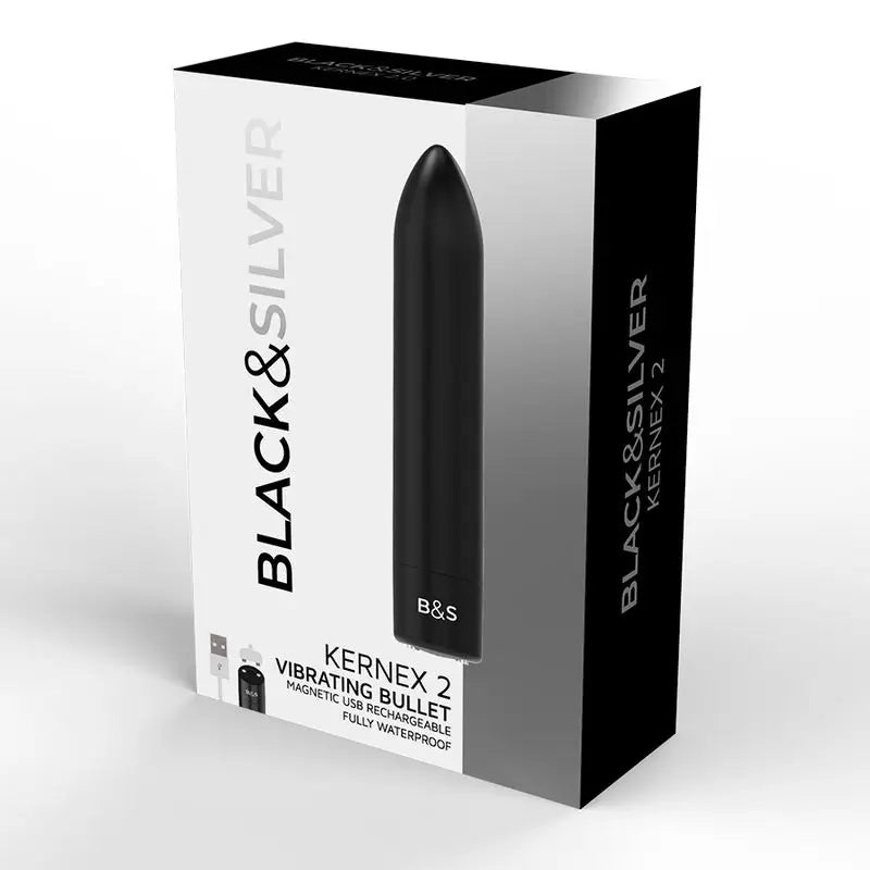 Kernex 2 Vibrating Bullet Noir et Argent