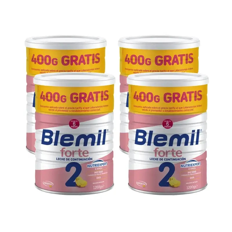 Blemil 2 Forte 800+400 Free, 4X1200 Grammes