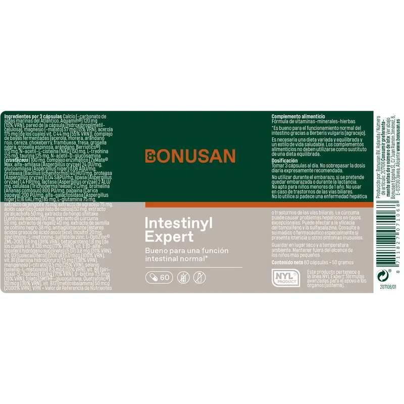 Bonusan Intestinyl Expert, 60 gélules