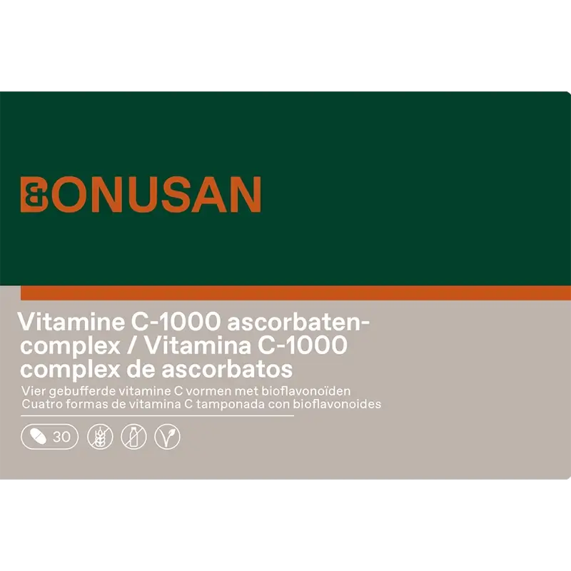 Bonusan Vitamine C-1000 Ascorbate Complex, 30 comprimés