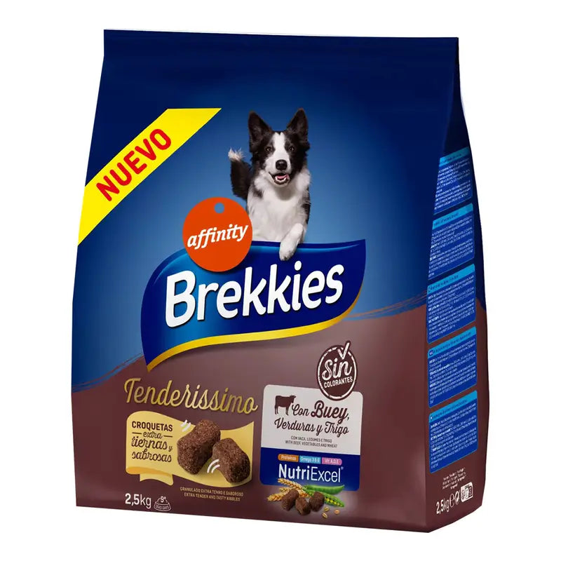 Brekkies Aliments pour chiens Bed Tenderissimo Toutes tailles, 2,5 kg