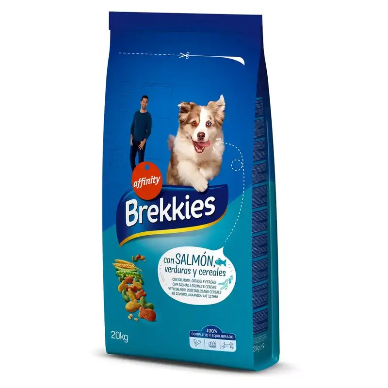 Brekkies - Croquettes pour chien à la saumon, 20 kg