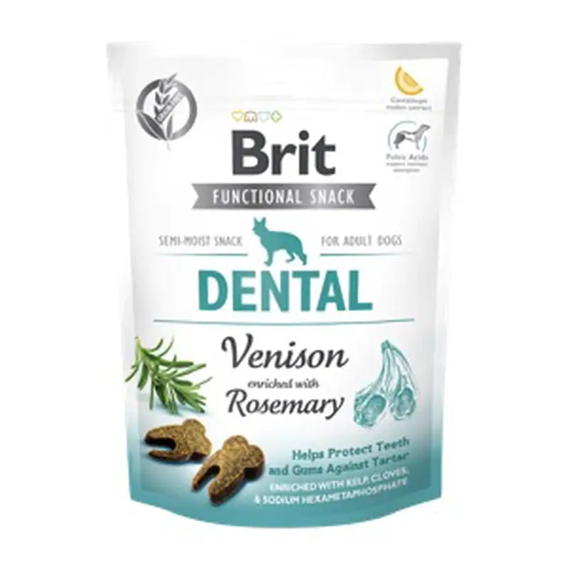 Brit Care Friandises dentaires pour chiens au cerf 10 x 150 g