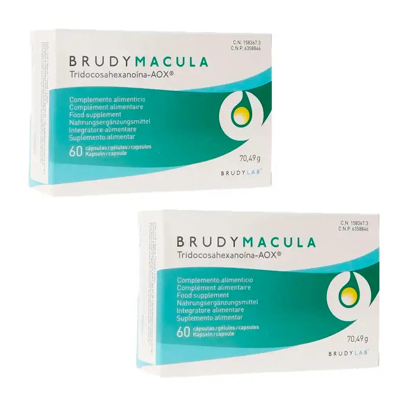 Brudy Macula, Pack 2 x 60 Capsules