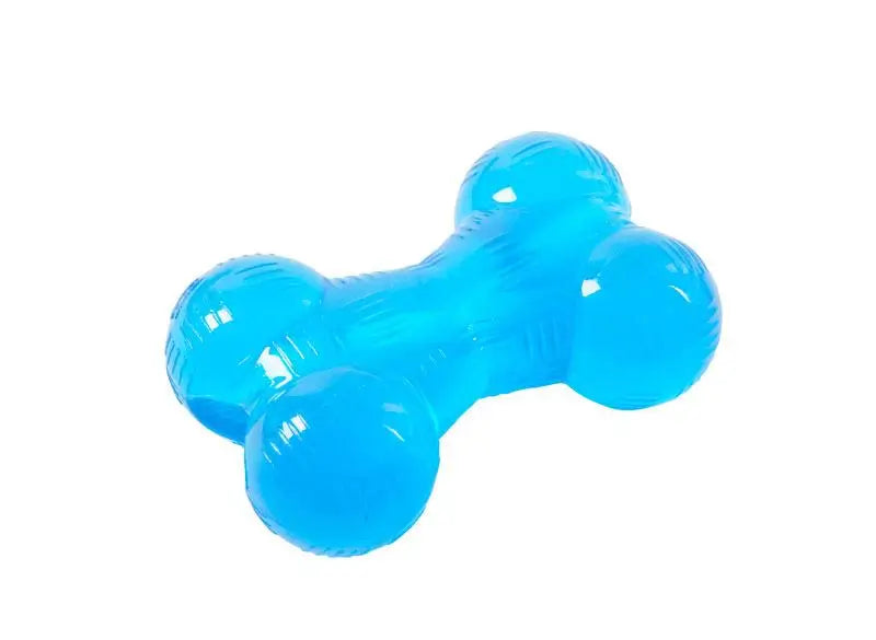 Buster Bone With Blue Rope S 11Cm