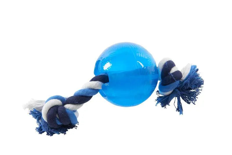 Buster Blue Rope Ball L 9Cm