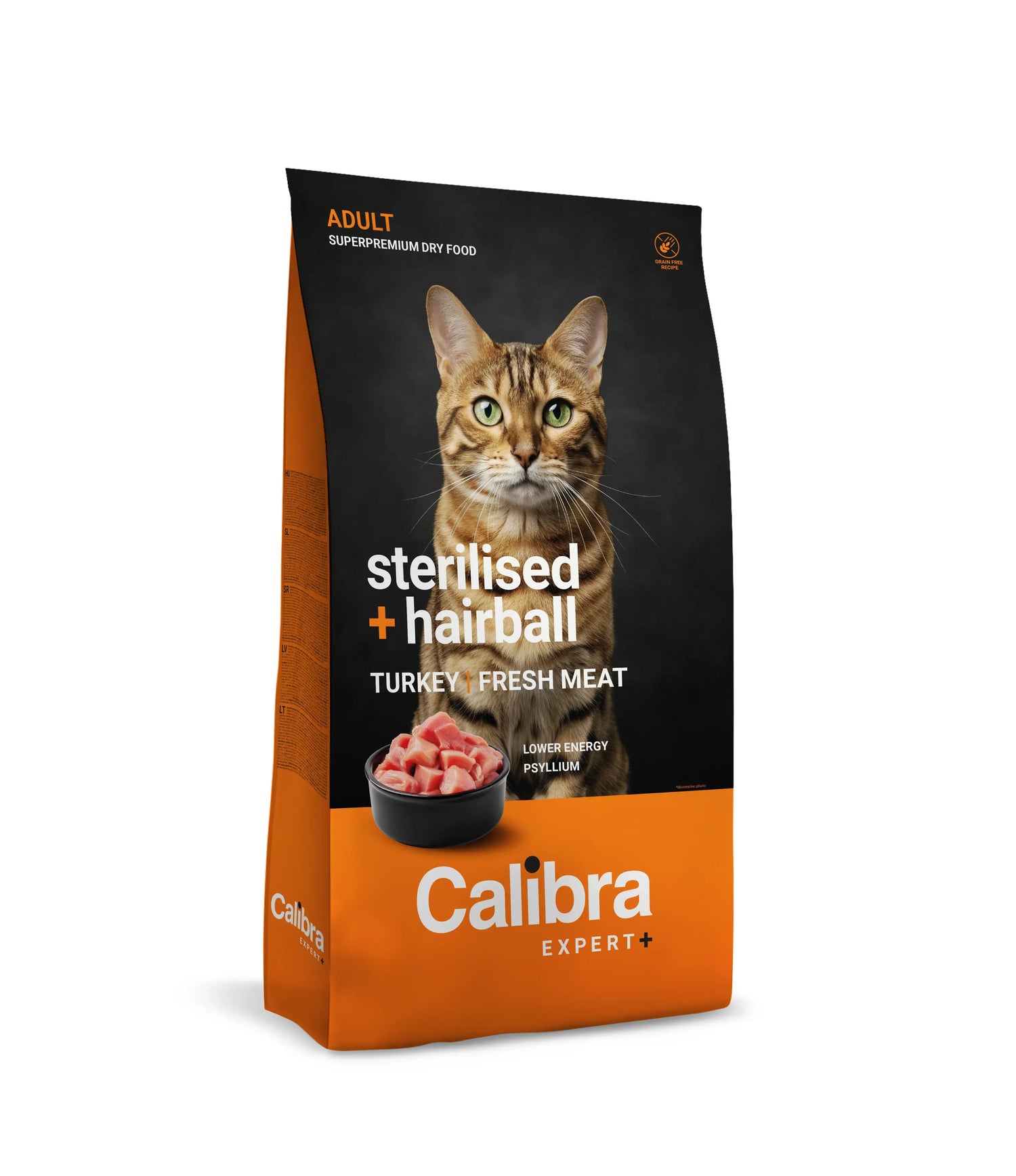 Calibra Cat Expert+ Adulte Stérilisé & Nourriture pour boules de poils 400G