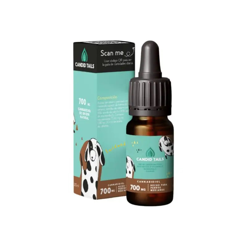CandidTails CBD Petidibidiol CBD Oil Medium Dogs 700mg