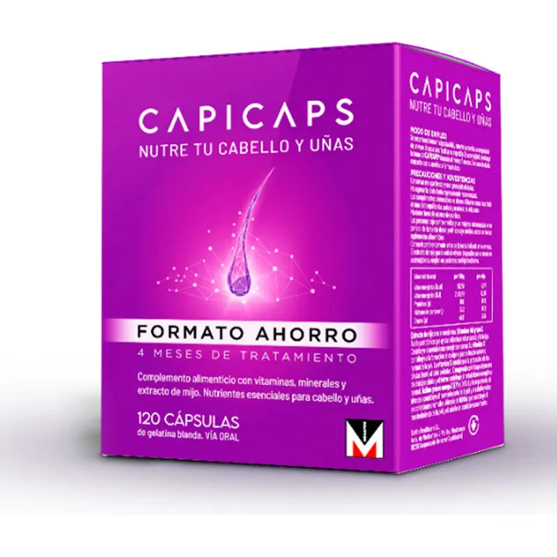 Capicaps Cheveux et Ongles, 120 gélules