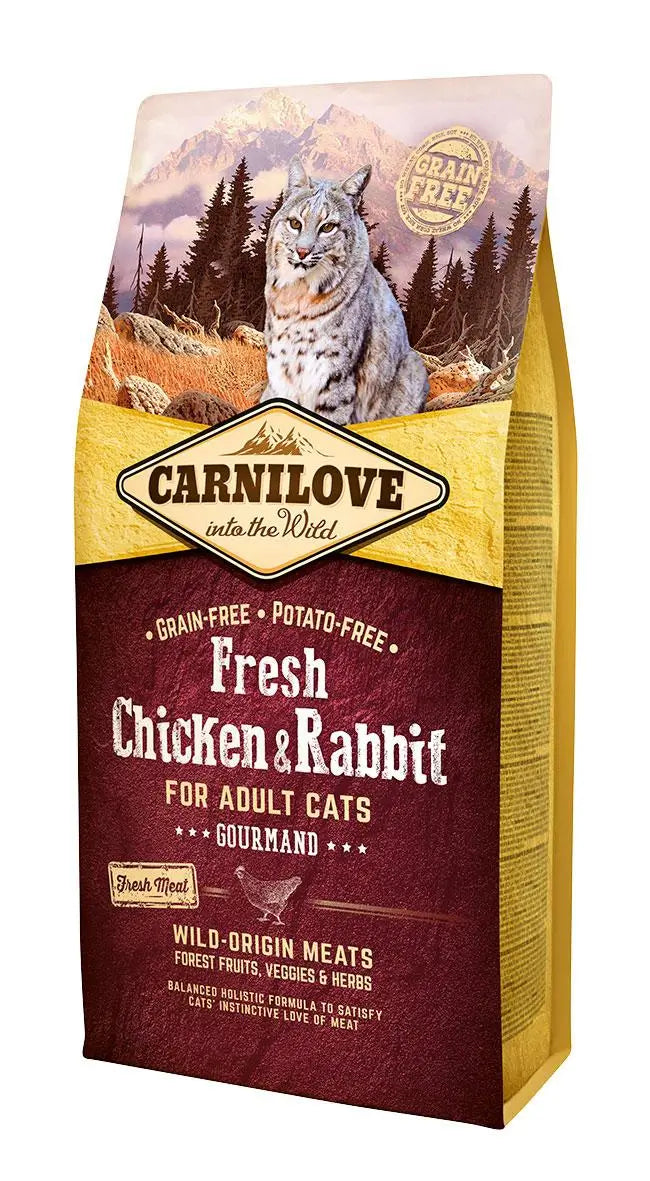 Carnilove Feline Adult Fresh Chicken Rabbit 6Kg cat food