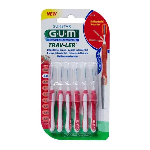 Interdental Brush Gum Trav-ler 1314, 4 pcs.