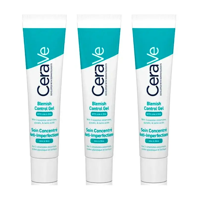CeraVe Imperfections Control Gel, Pack 3 x 40 ml