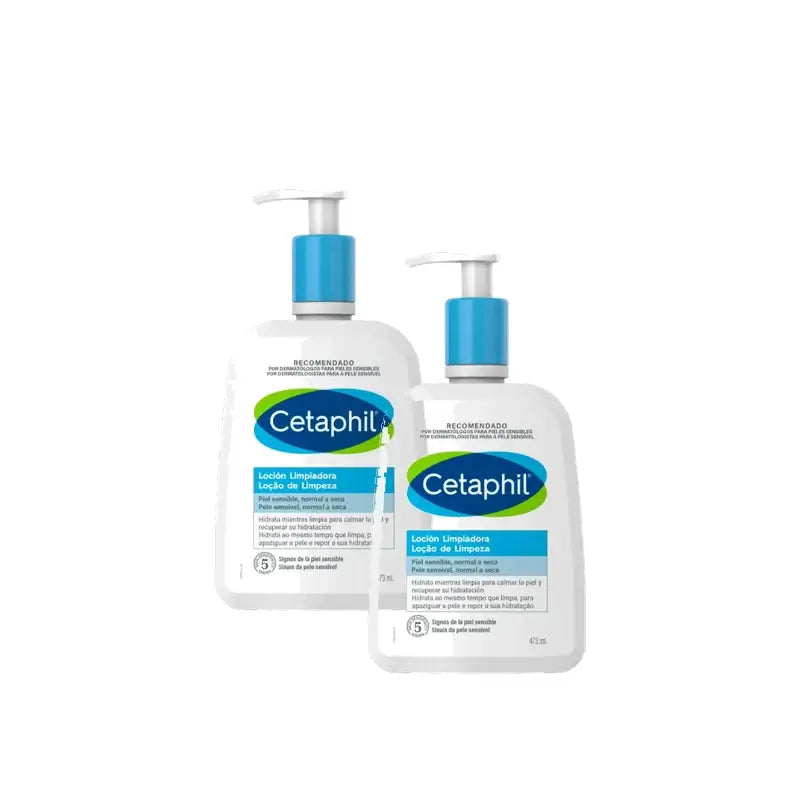 Lotion nettoyante Cetaphil 473 ml, lot de 2