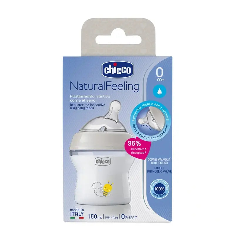 Biberon Chicco Naturalfeeling Slow Flow 150Ml 0M+