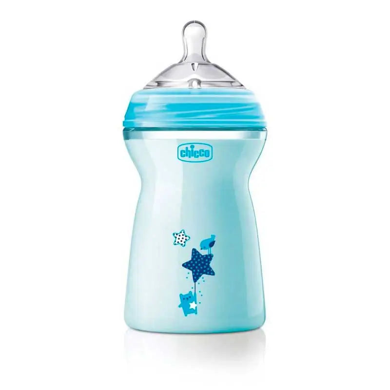 Chicco natural feeling baby bottle Celeste 330 ml +6 Months