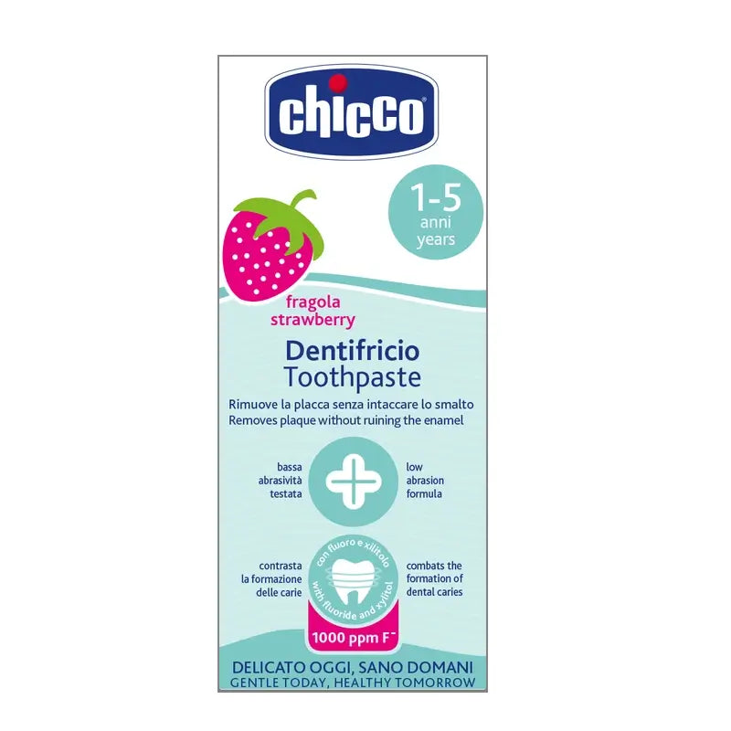 Dentifrice fluoré à la fraise Chicco 50Ml 12M+