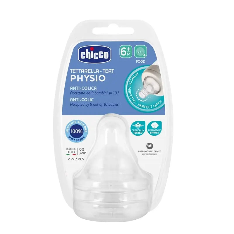 Chicco Physio Teat 6 +M 2 units