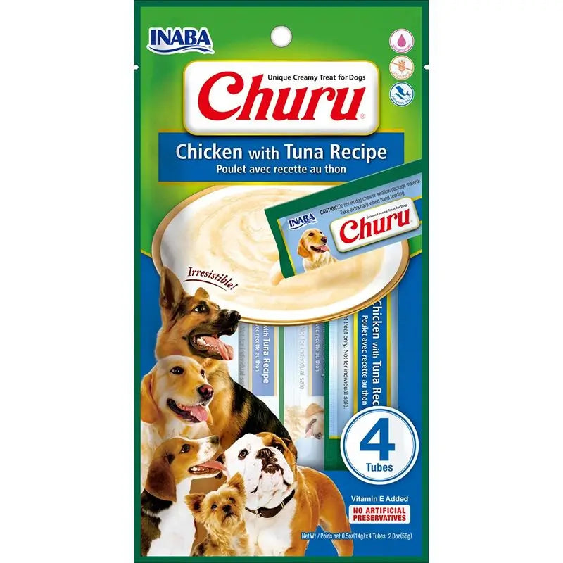 Churu Dog Chicken Tuna Recipe Display 12X56Gr