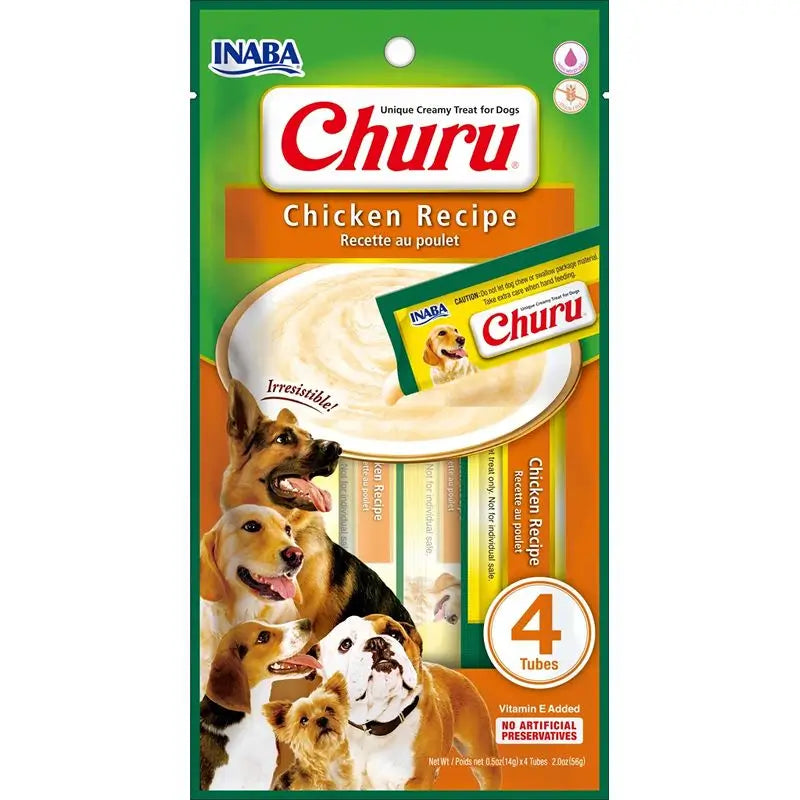 Churu Dog Chicken Recipe Display 12X56Gr
