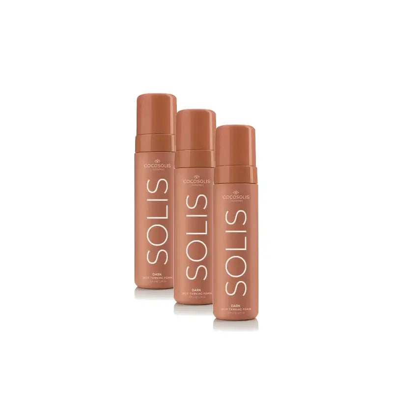 Cocosolis Solis Mousse autobronzante Dark, lot de 3 x 200 ml