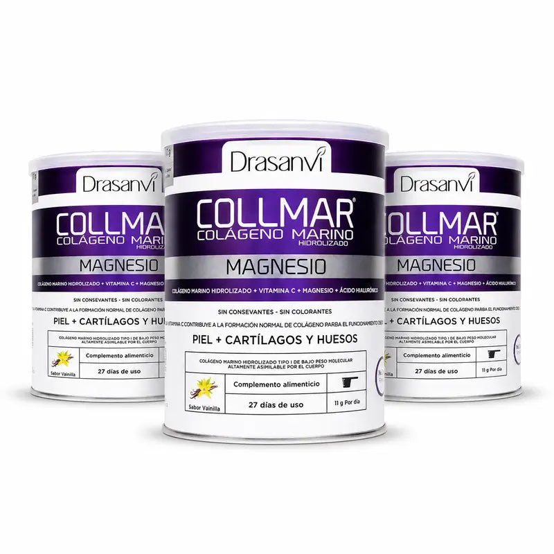 Collmar Drasanvi Magnésium Vanille , 3X300 Gr