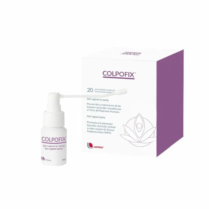 Colpofix Vaginal Gel Spray , 20 cannulas