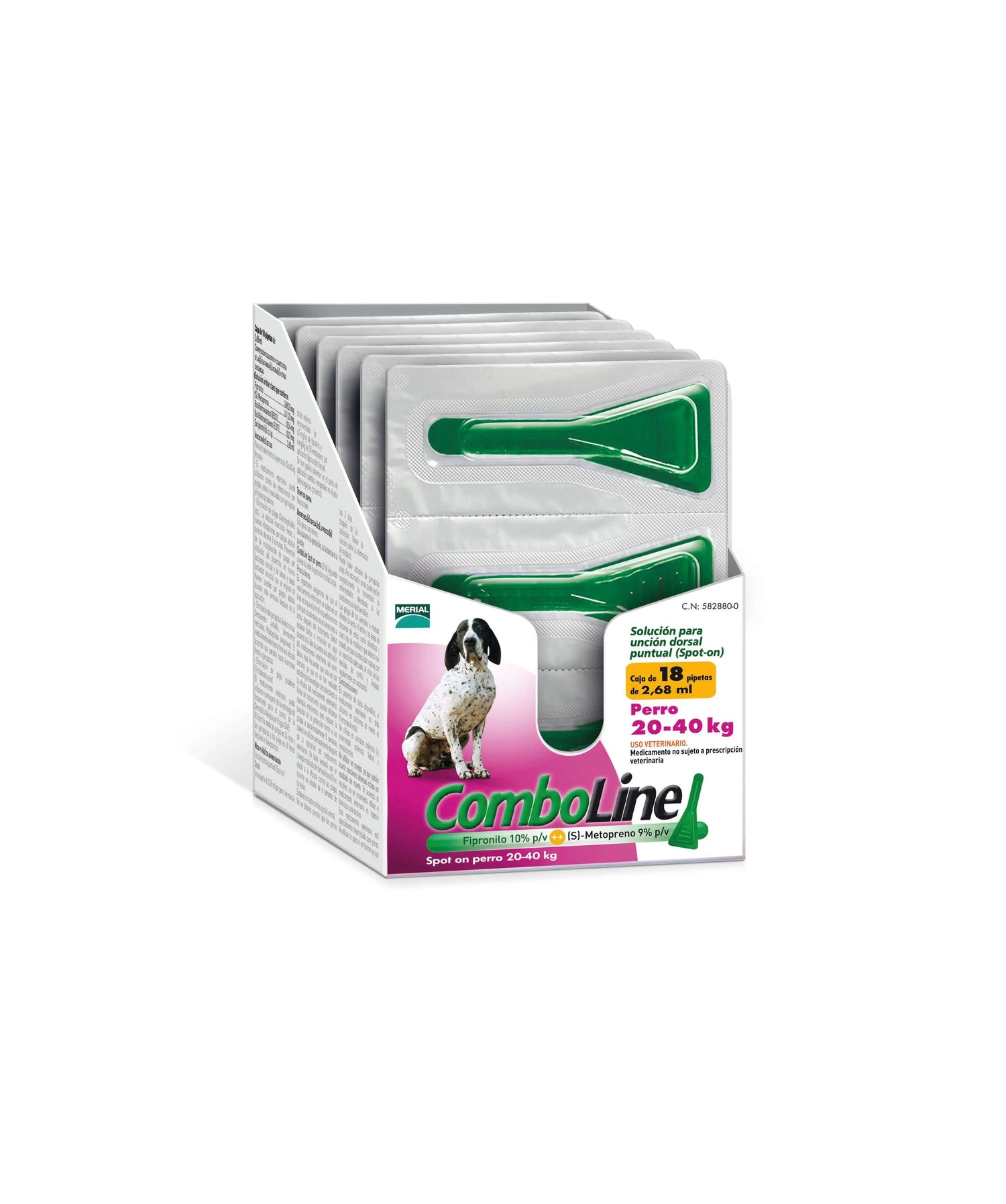 Comboline Dogs 20-40 Kg 18 Pip Merial
