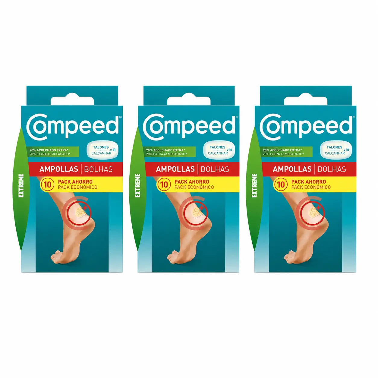 Compeed Ampoules Extreme, 10 unités, lot de 3