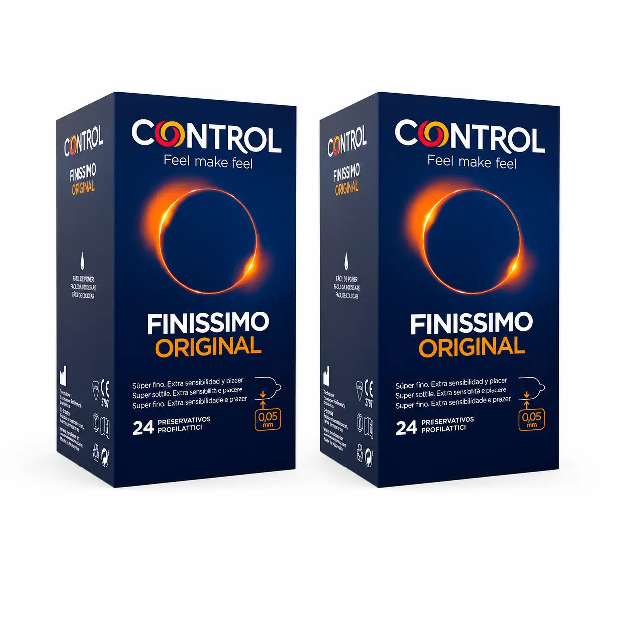 Finissimo Original Control, 24 pièces, paquet de 2