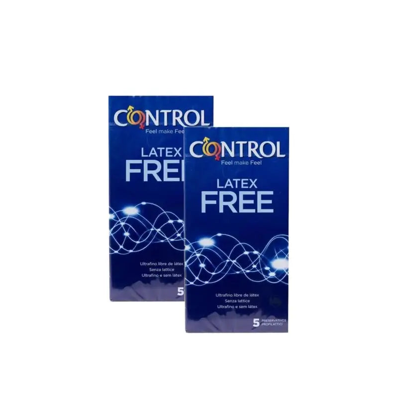 Préservatifs Control sans latex, 5 unités, lot de 2