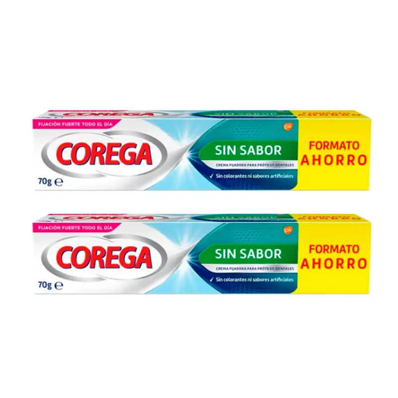 Corega Duplo Strong Hold Flavourless, 2 x 70 g