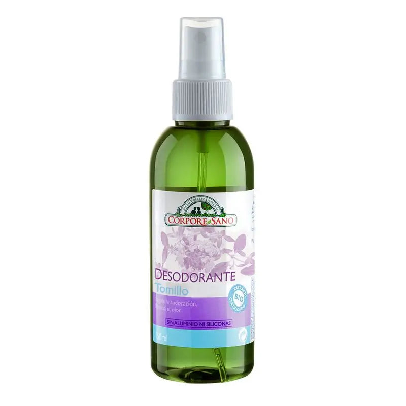 Corpore Sano Deodorant Thyme Sage Organic Deodorant, 150 ml