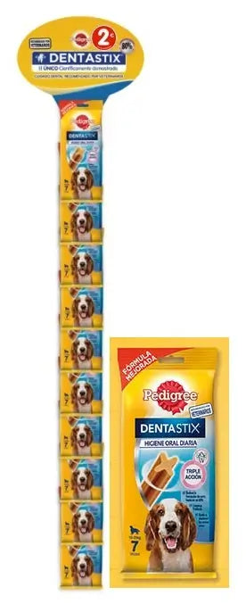 Pedigree Dentastix Strips Medium Display 20Pcs
