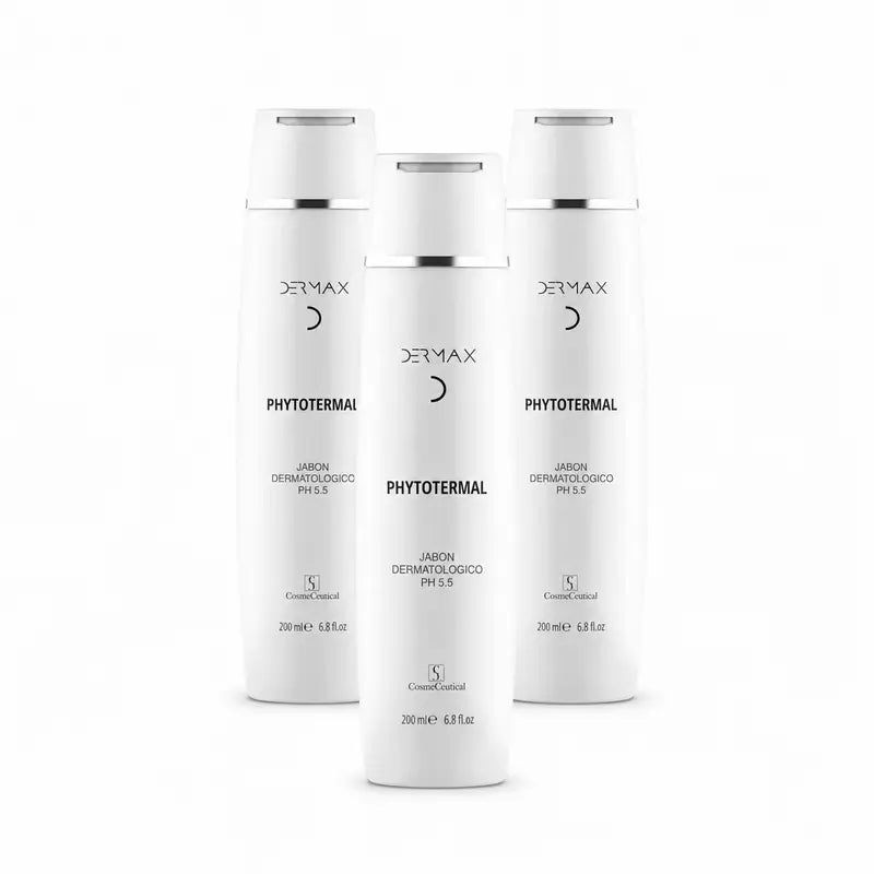 Dermax Phytotermal Savon dermatologique pH 5,5, lot de 3 x 200 ml