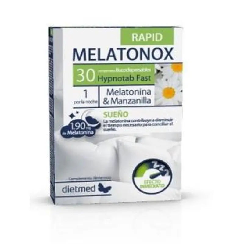 Dietmed Melatonox Rapid 30 Bucodispersible tablets.