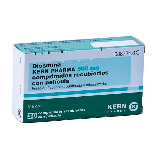 Diosmin Kern Pharma 500 mg, 30 Film-coated Tablets