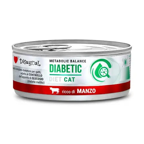 Disugual Diet Cat Diabetic Beef 12X85Gr