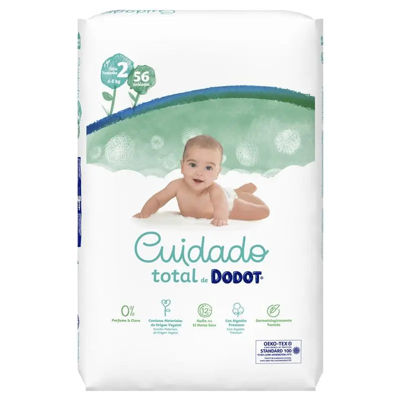 Dodot Total Care Taille 2, 56 couches