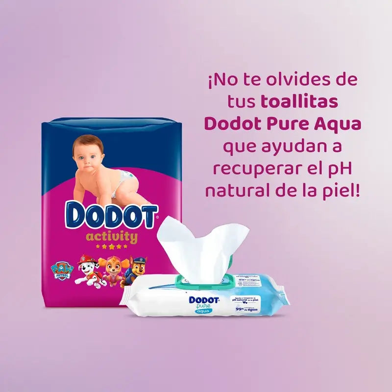 Dodot Activity Taille 7, 15kg+, 46 couches