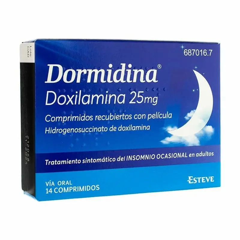 Dormidine 25 mg 14 Tablets