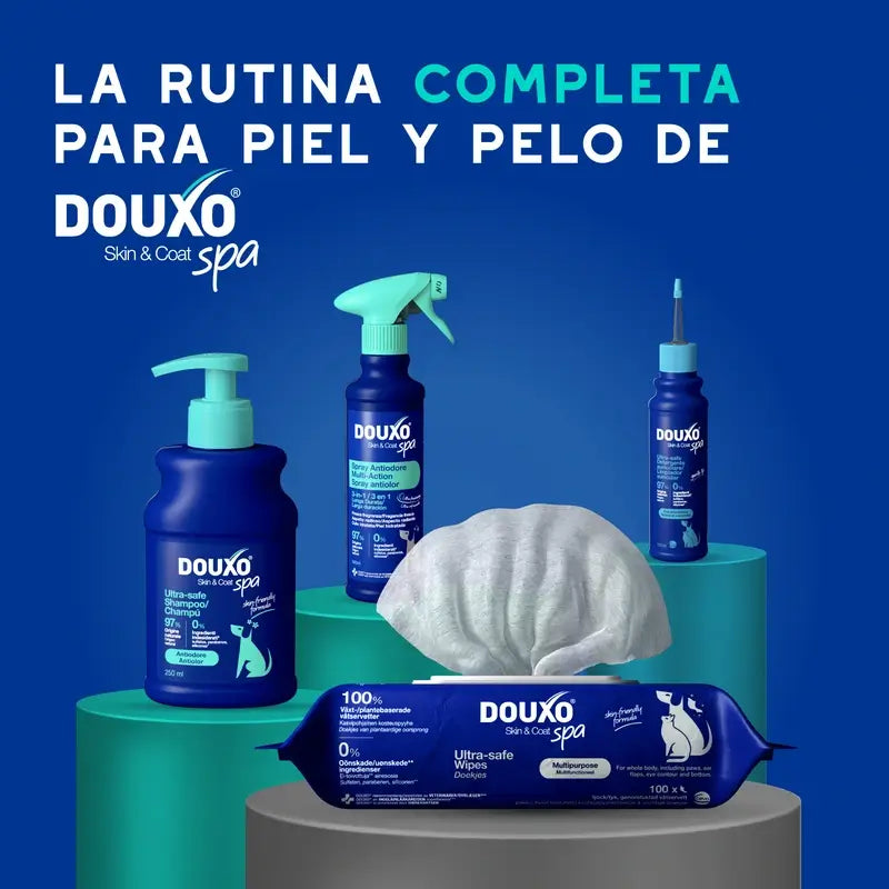 Douxo Skin & Coat Spa Spray multi-actions anti-odeurs pour chiens, 340 ml