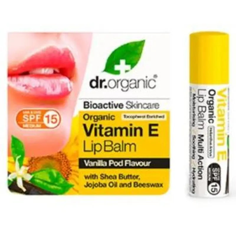 Baume à lèvres Dr. Organic Skin Clear Vitamin E 5,7Ml.
