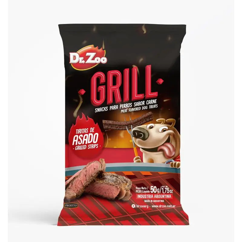Dr ZOO Dog Grill Roasting Strips 24X50Gr