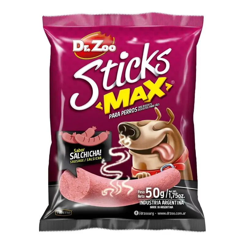Dr ZOO Dog Sticks Max Sausage 24X50Gr
